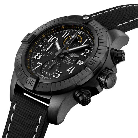 breitling chrono avenger titanium price|breitling chronograph 45 night mission.